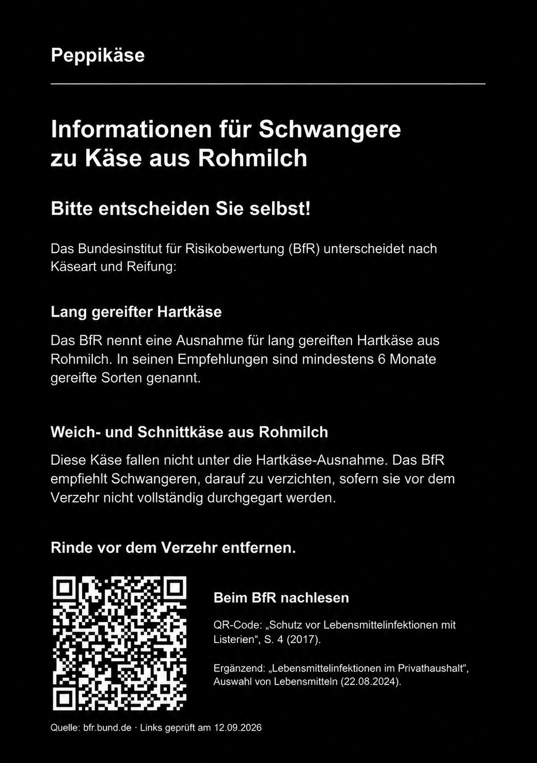 Informationen für Schwangere
